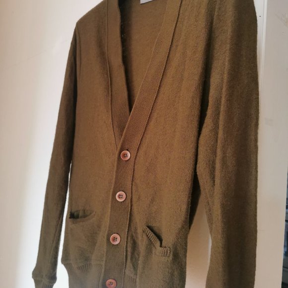 Military Green Onassis Cardigan - Picture 4 of 4